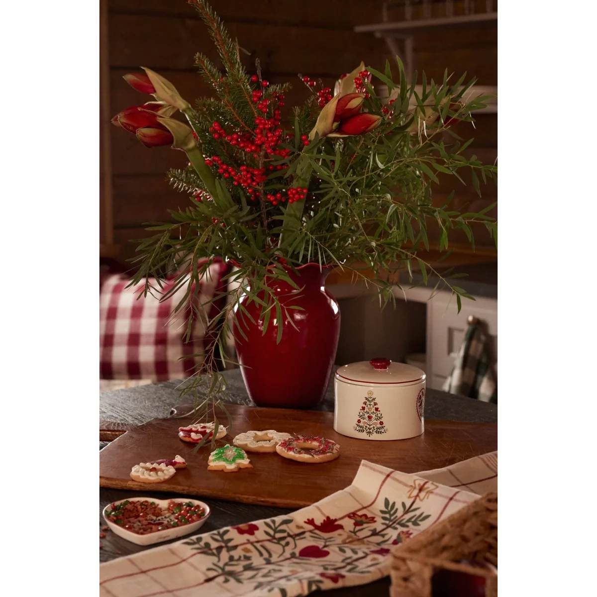 Lexington Wavy vase Red 25 cm – image 3