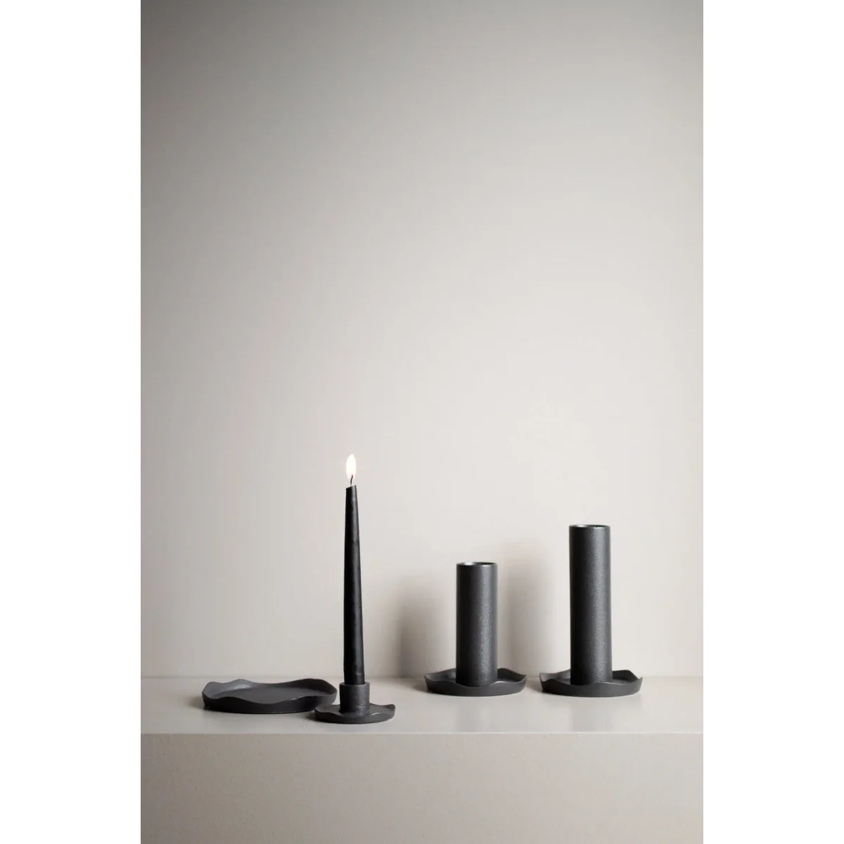 Wave vase 15 cm Cast iron – image 2