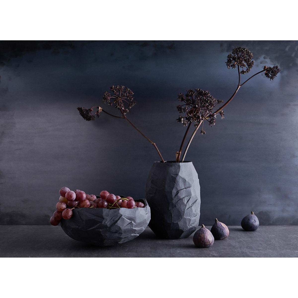 Kuri vase 21 cm Stone – image 4