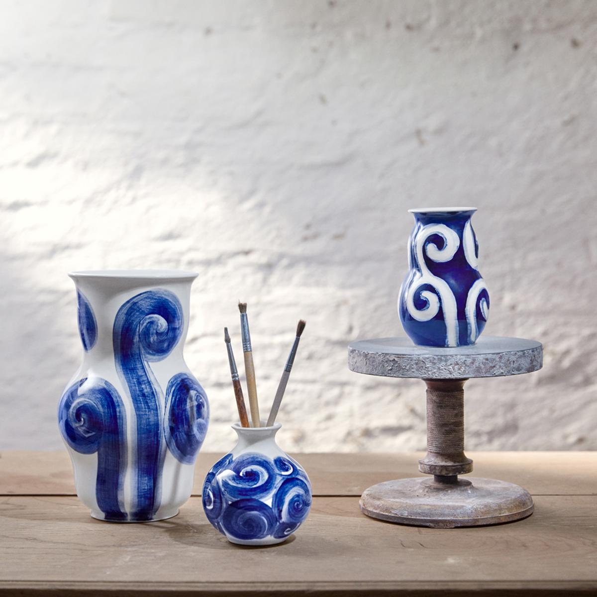 Kähler Tulle vase 13 cm Blue – image 6
