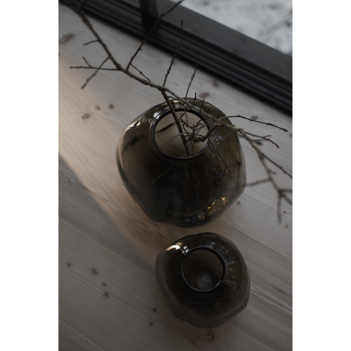 DBKD Pebble vase brown Large Ø28 cm – image 2