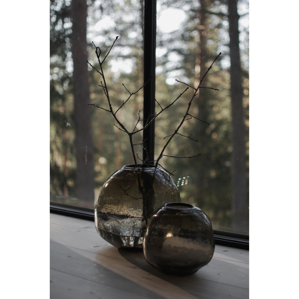 DBKD Pebble vase brown Large Ø28 cm – image 3