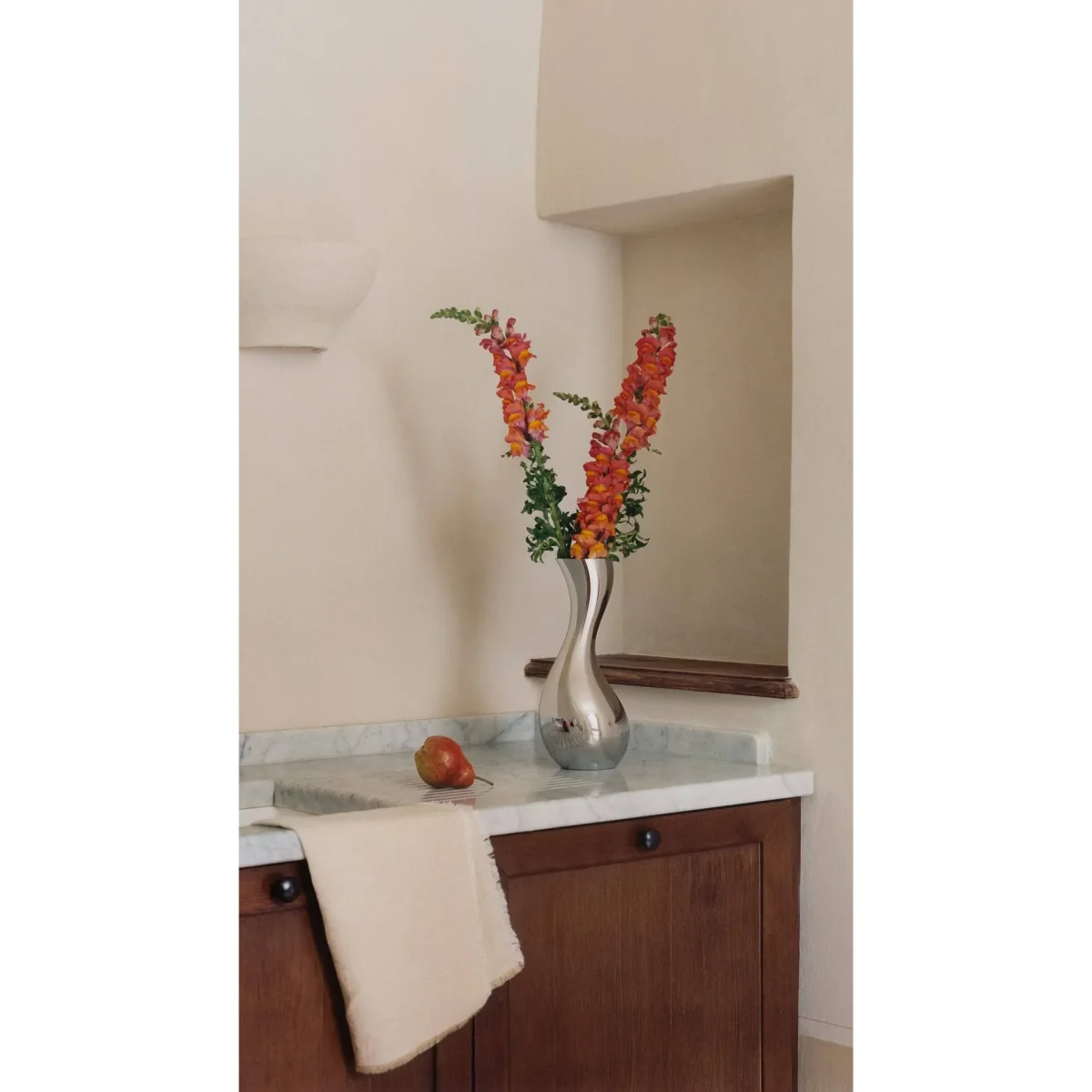 Georg Jensen Cobra vase Stainless steel large – image 2