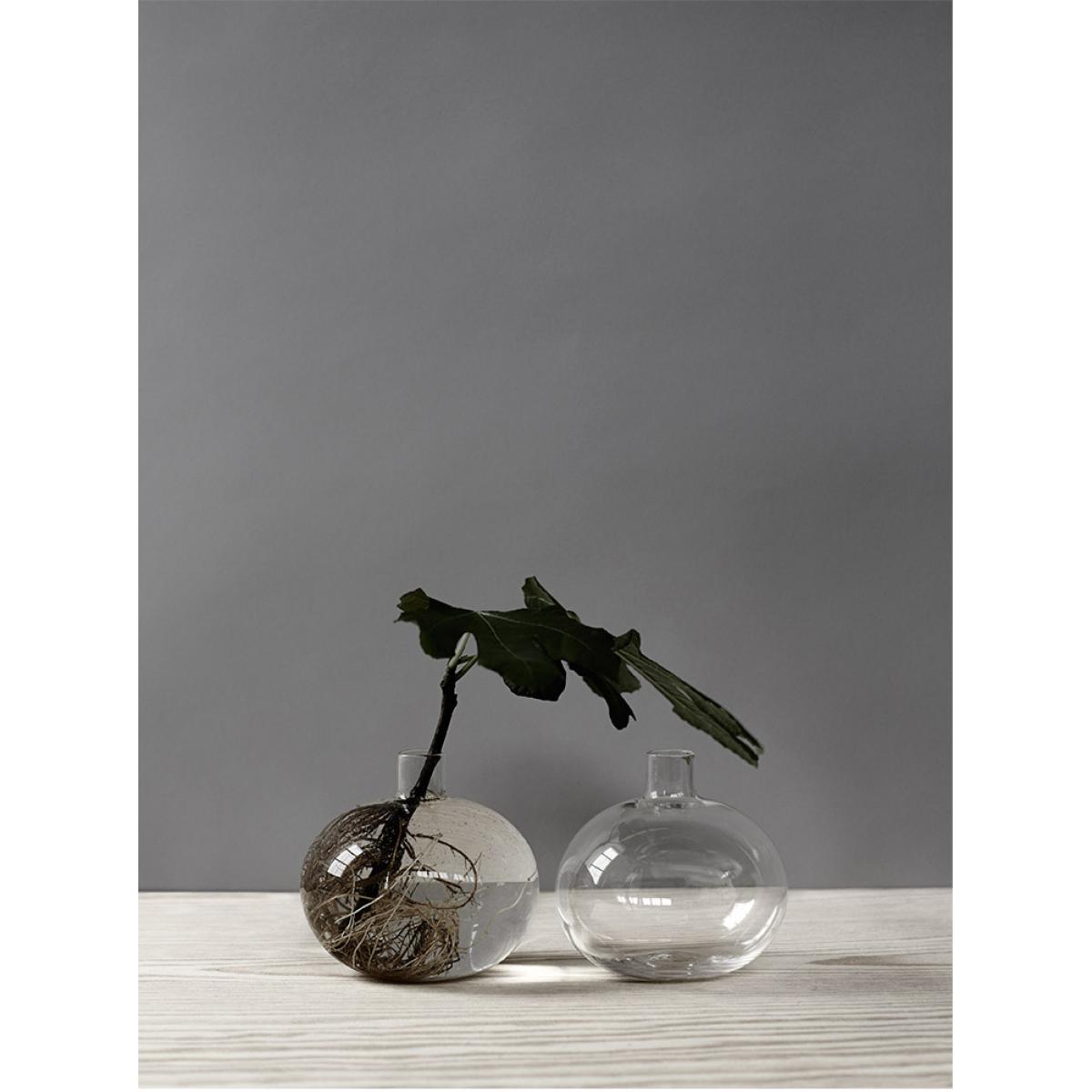 Skrufs Glasbruk Holmen vase Ø10 cm Clear – image 2