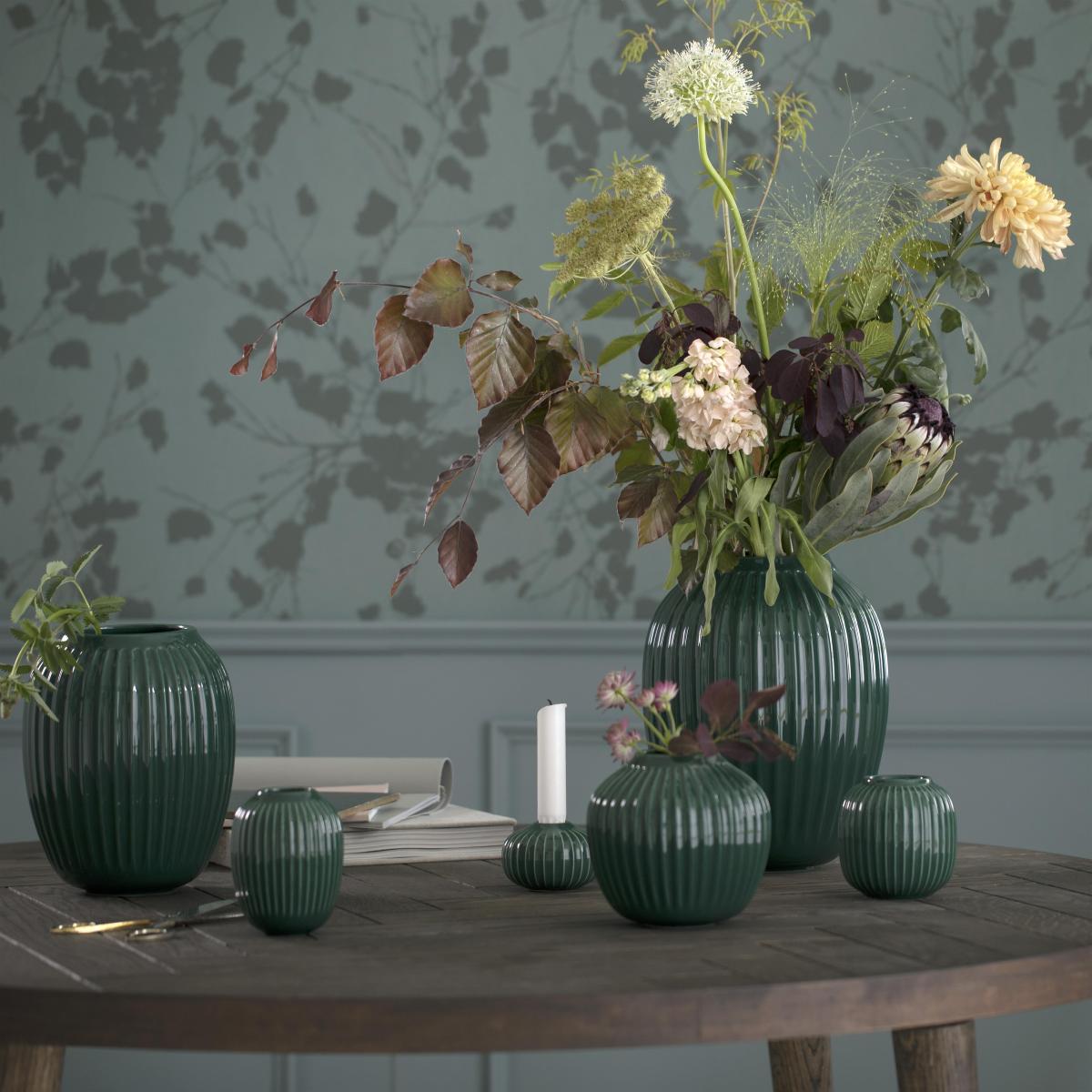 Hammershøi vase medium green – image 2