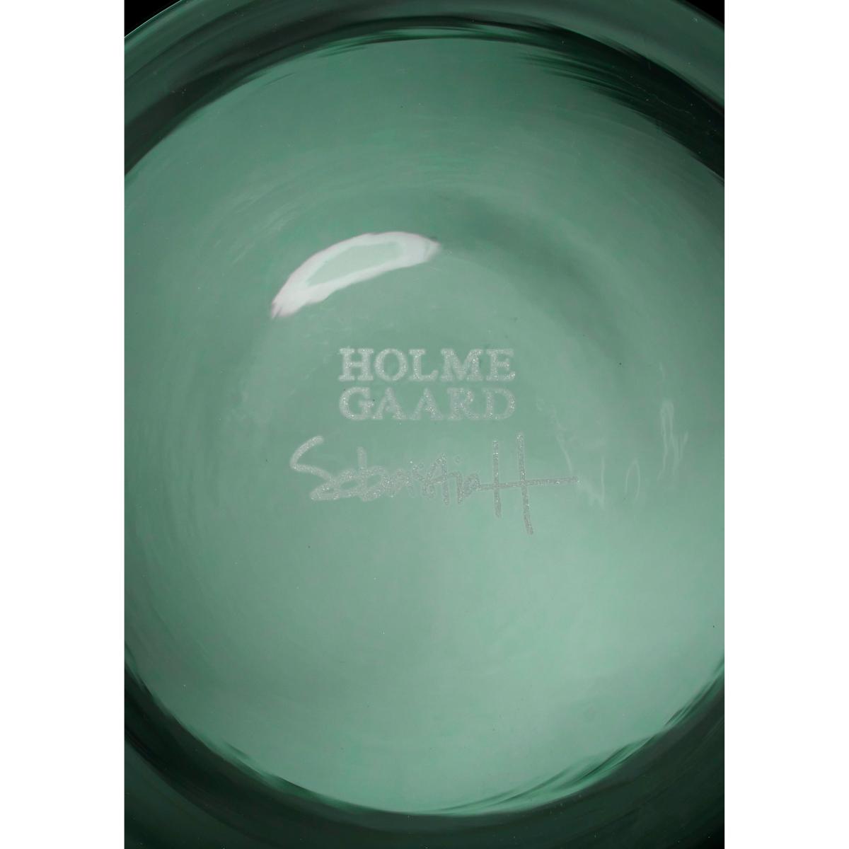 Holmegaard Arc vase 21 cm Dark green – image 3