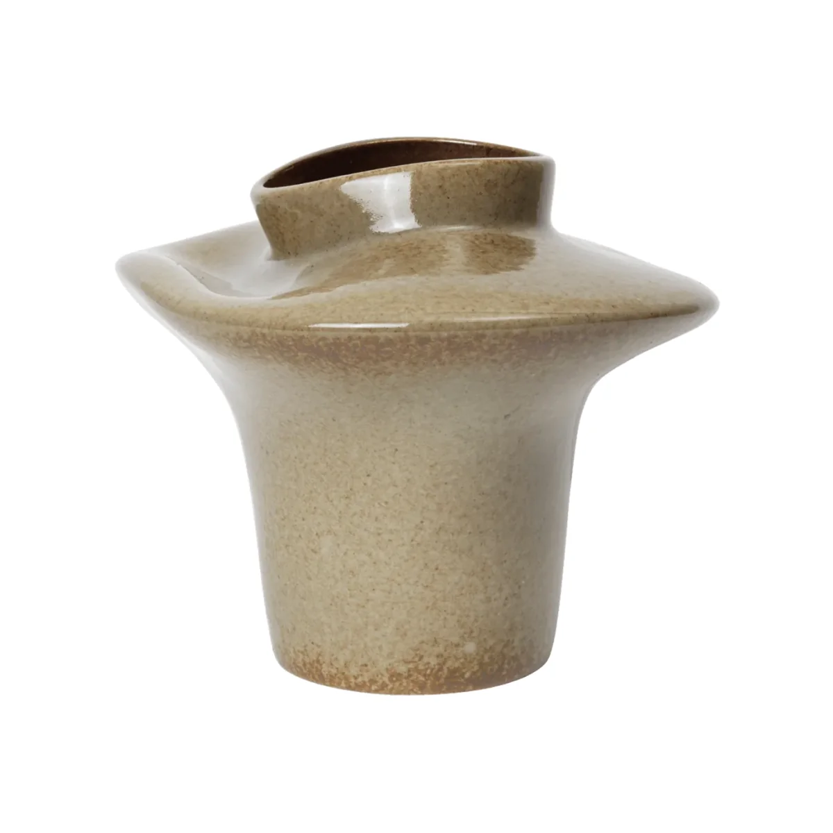 Ferm Living Evio vase Elm green Ø25x22 cm – image 1