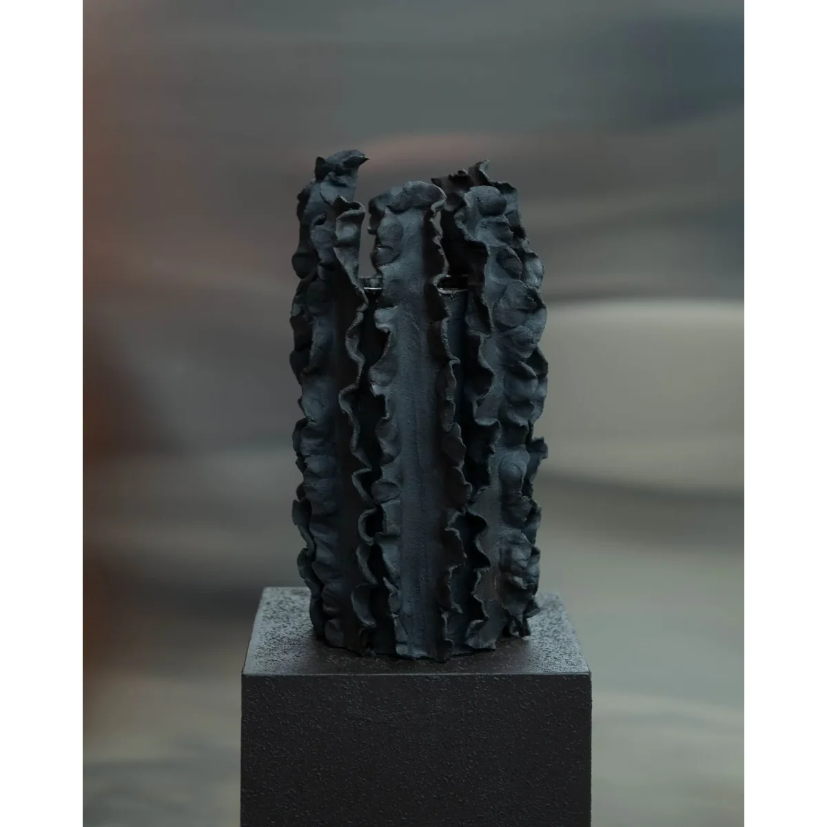 Tinted Melera vase Black 33x16 cm – image 3