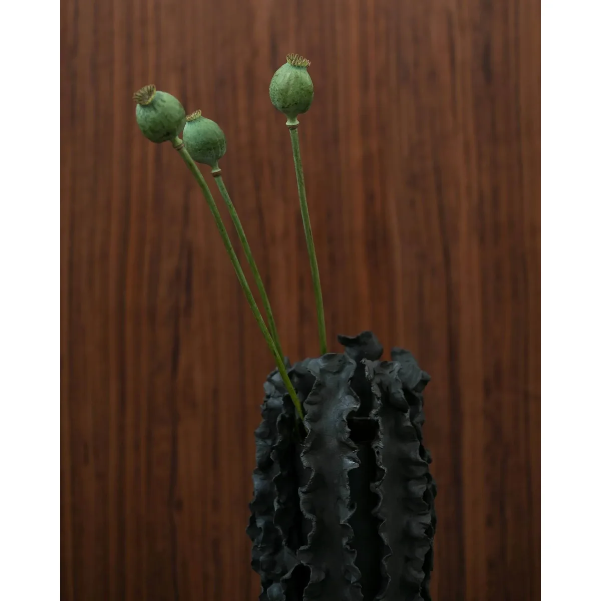 Tinted Melera vase Black 33x16 cm – image 4