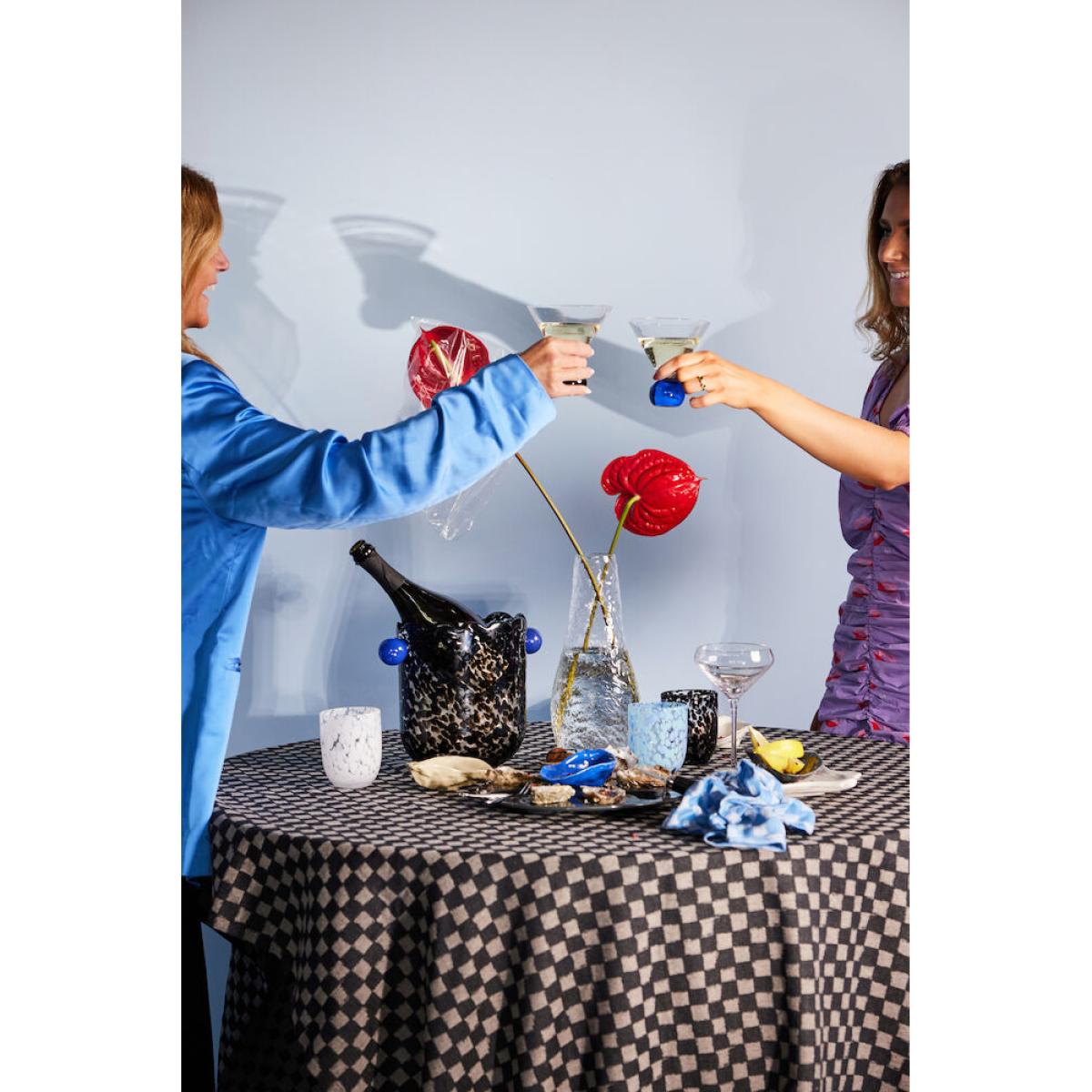Byon Messy vase-wine cooler Black-blue – image 3