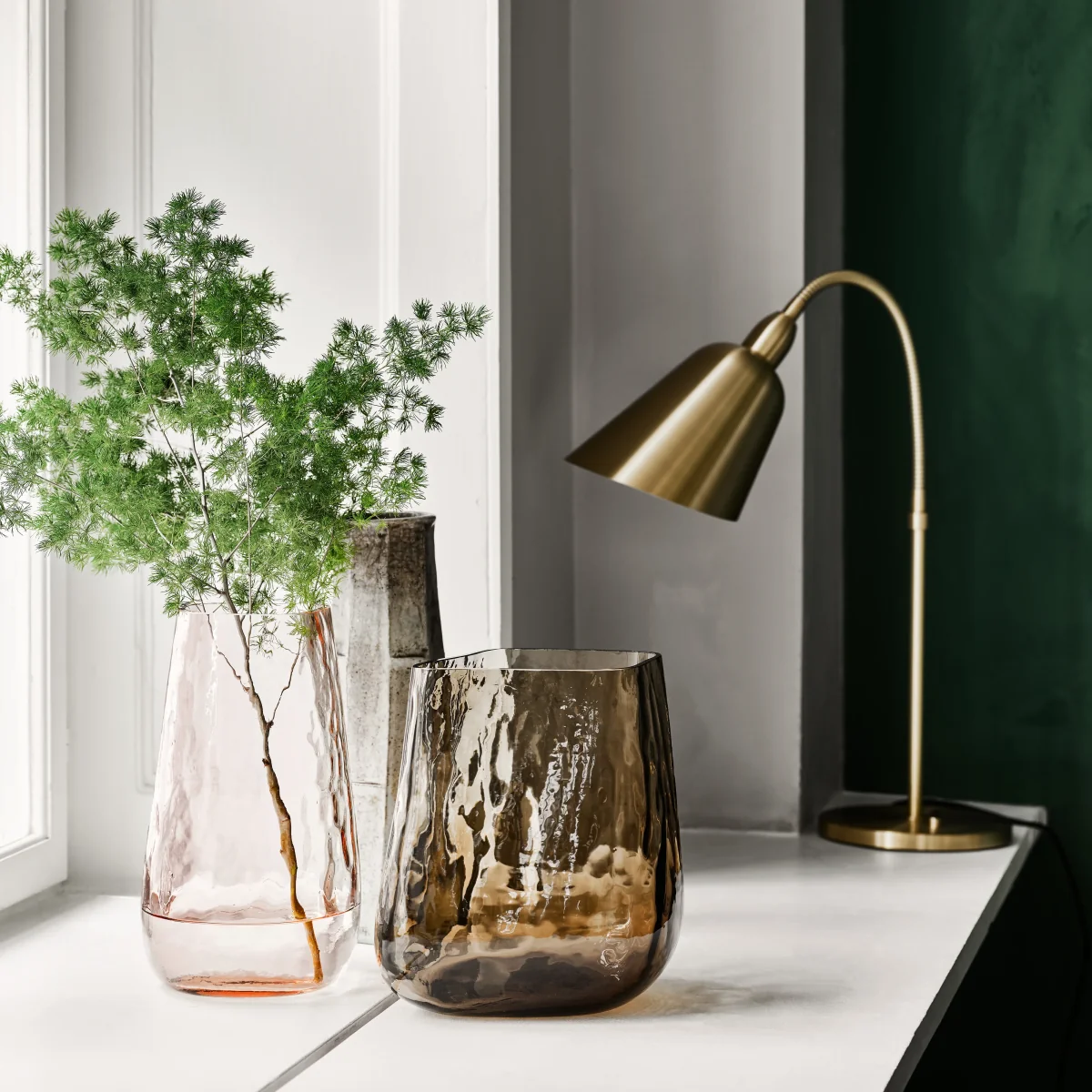 Collect SC68 vase glass 26 cm Powder – image 2