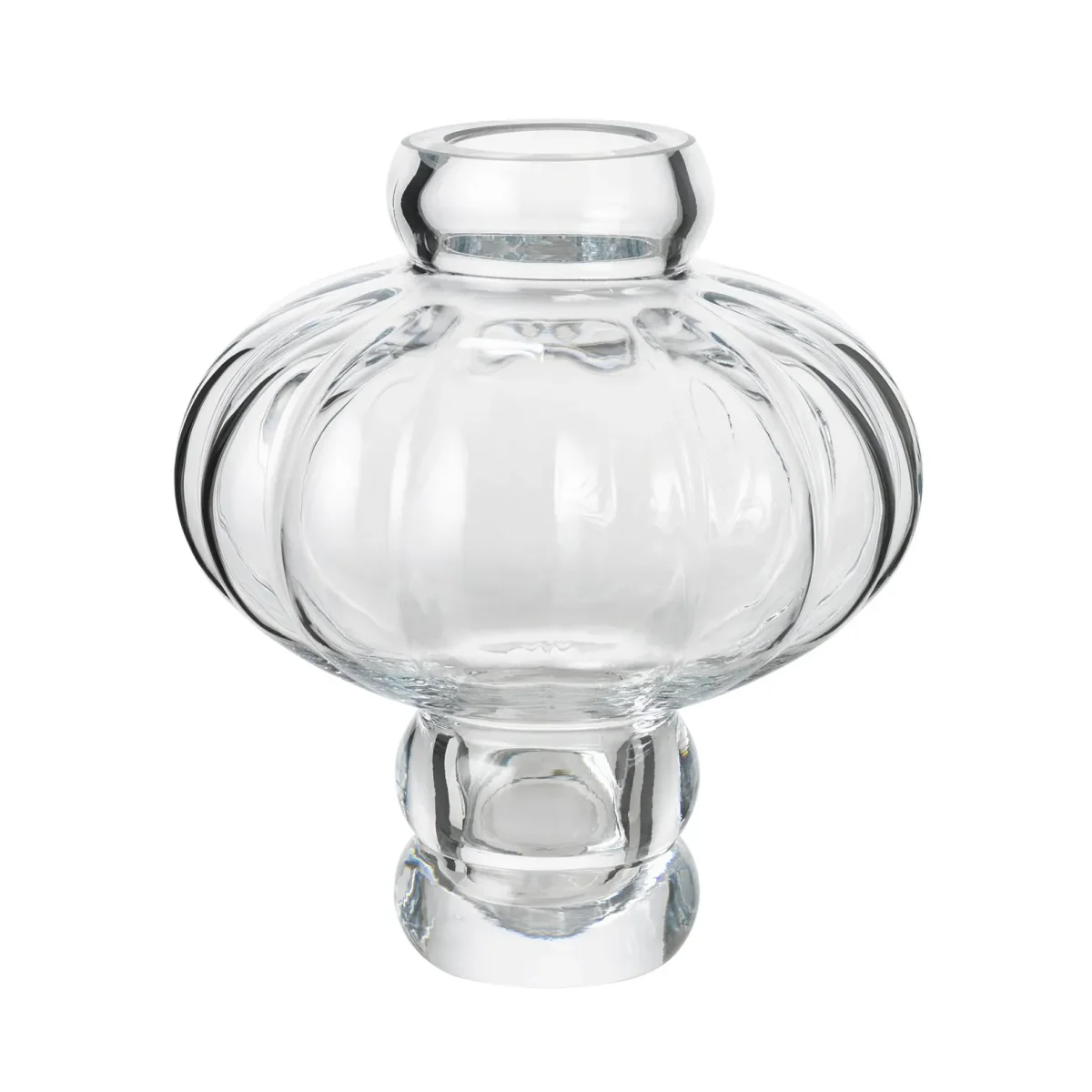 Balloon vase 20 cm clear – image 3