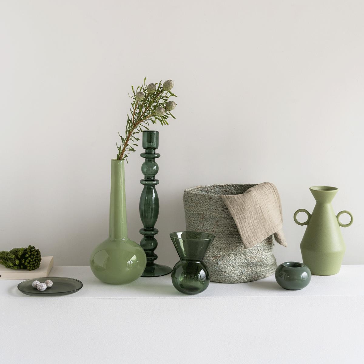 By Mioake Cuppen vase 15 cm Duck green – image 2