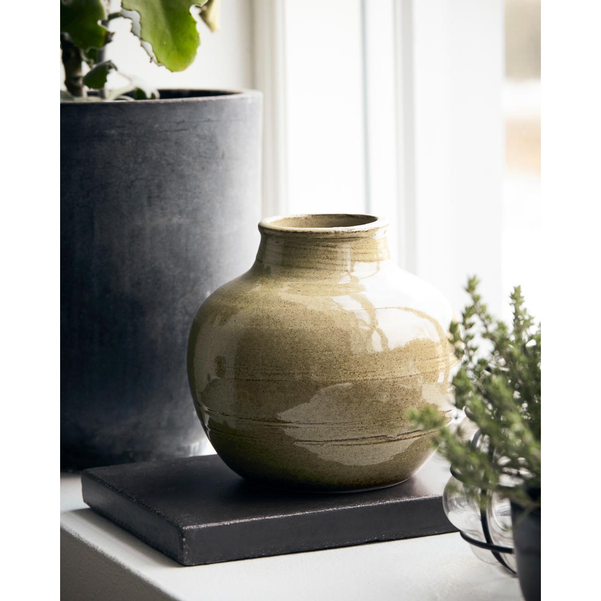 Aju vase 15 cm Green – image 2