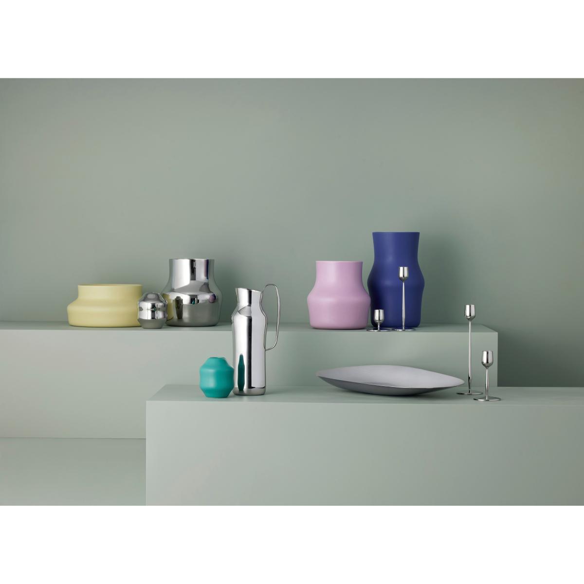Gense Dorotea vase 18x195 cm Polished steel – image 2