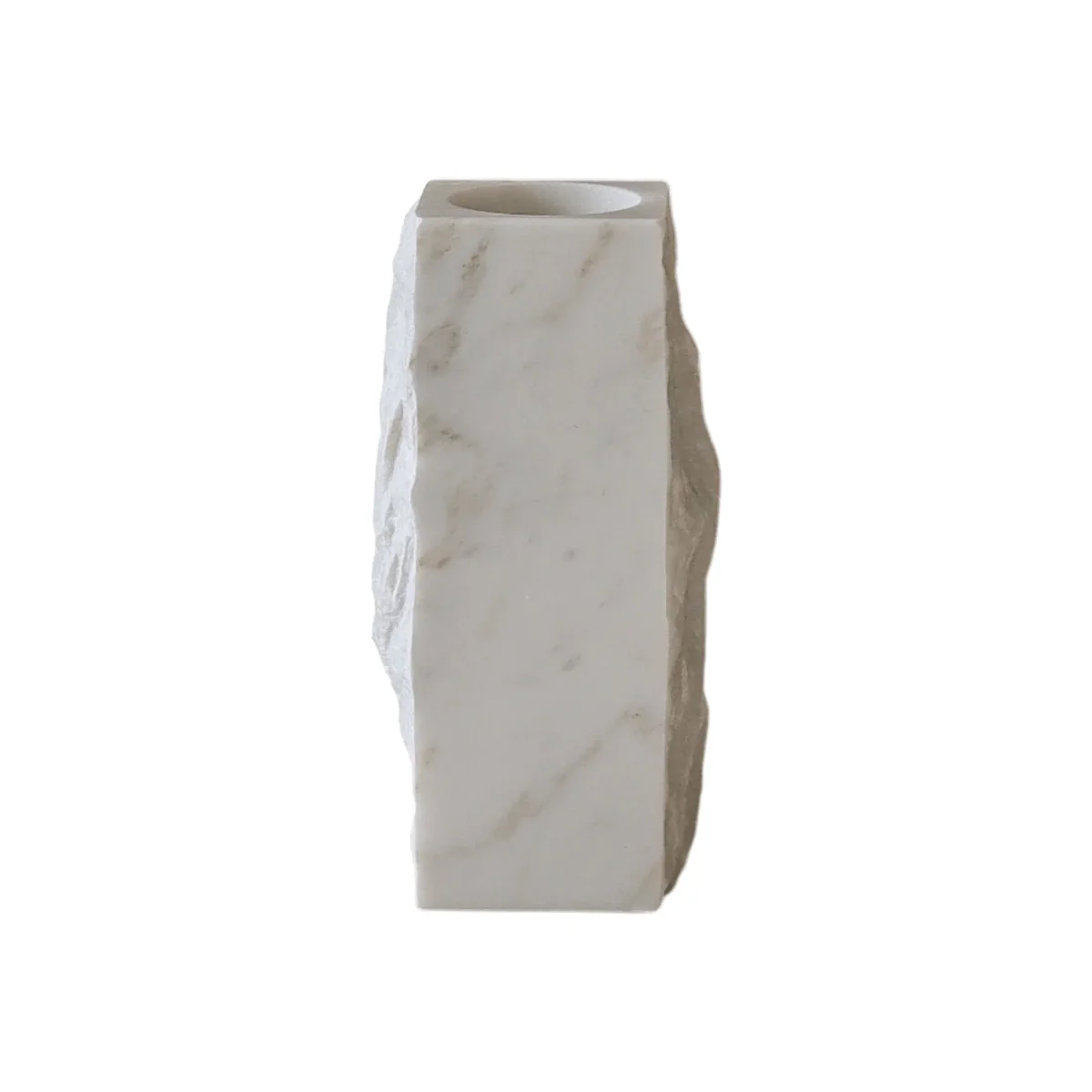 Botané Carrara Edge marble vase Small 25 cm – image 1