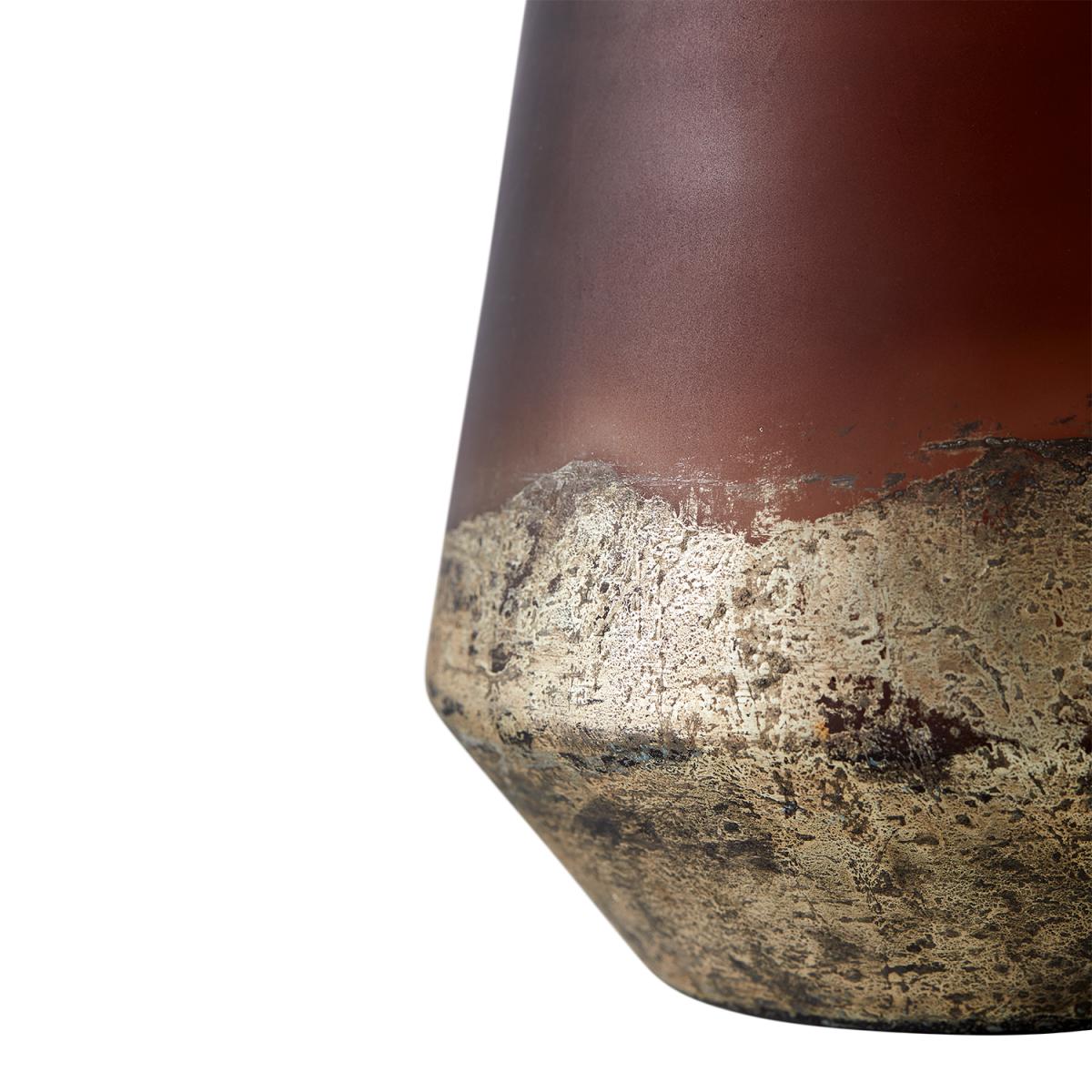 MUUBS Lana vase Ø18x26 cm Brown-gold – image 4