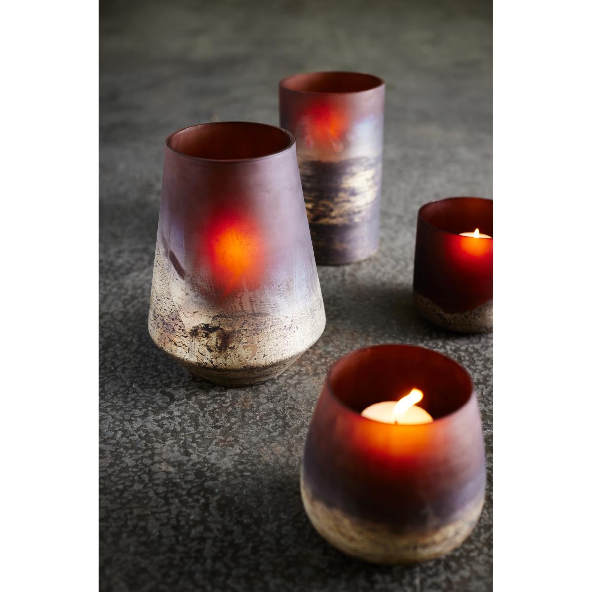 MUUBS Lana vase Ø18x26 cm Brown-gold – image 6