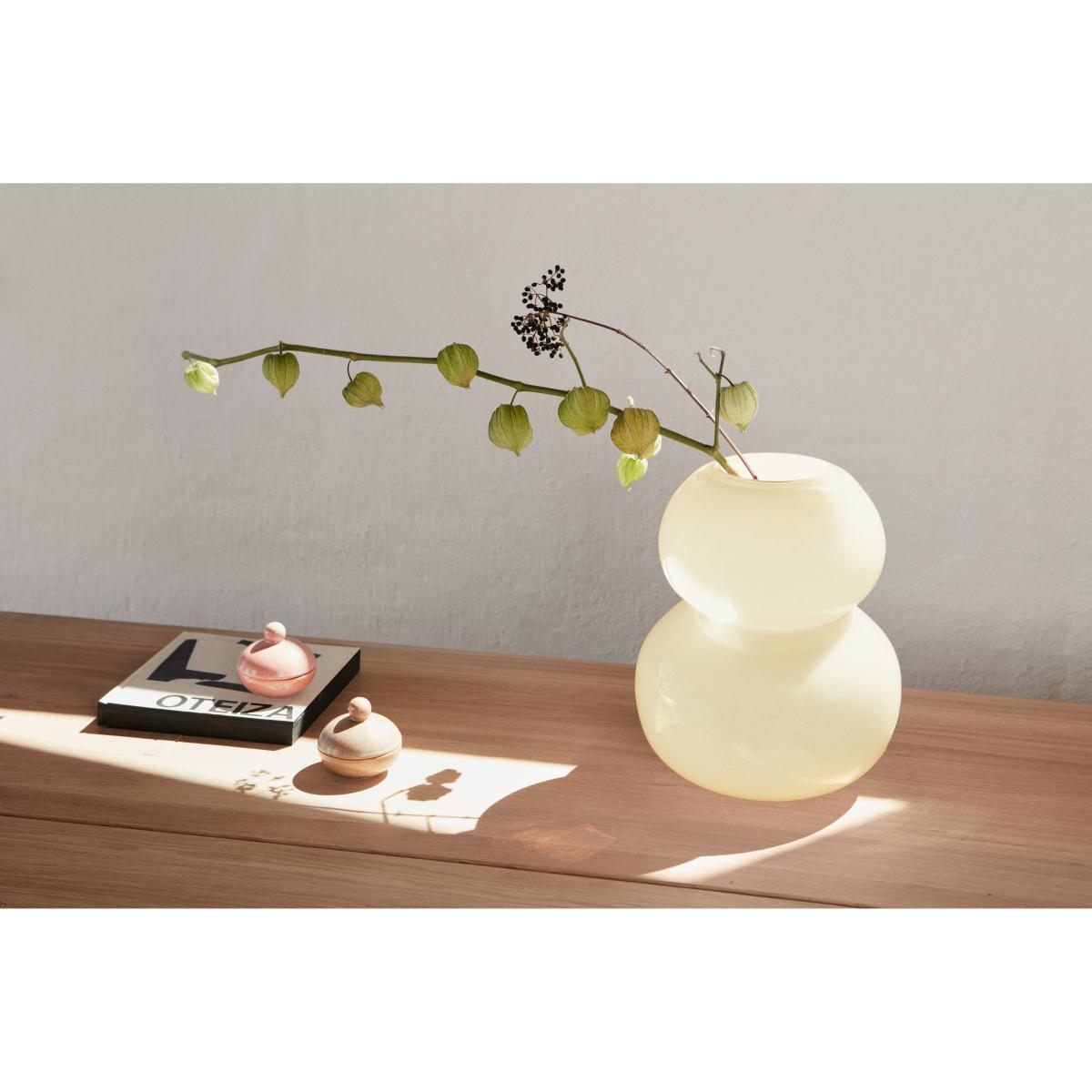 Lasi vase 30 cm Vanilla – image 2