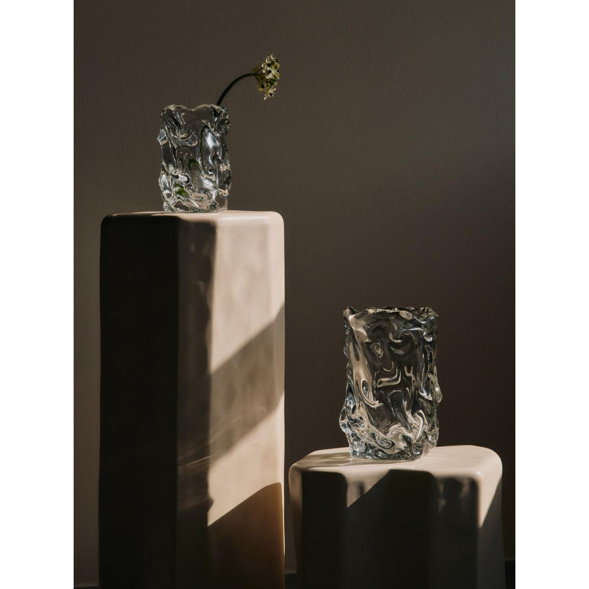 Ferm Living Virelle vase 24 cm Clear – image 3