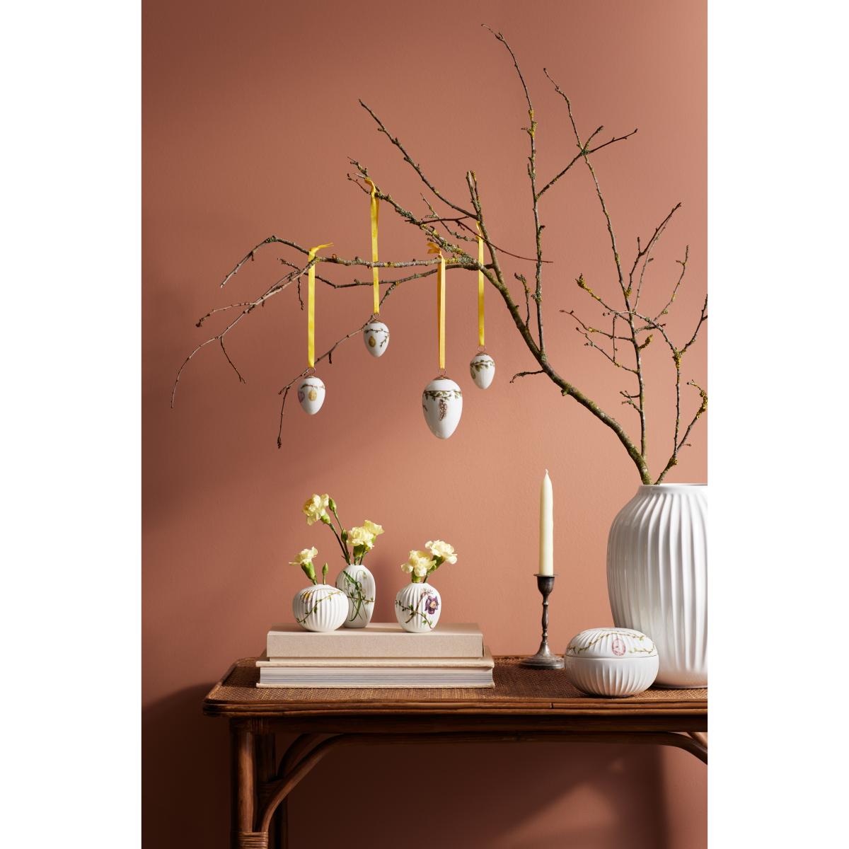 Hammershøi Spring vase miniature 3 pieces White-decor – image 2