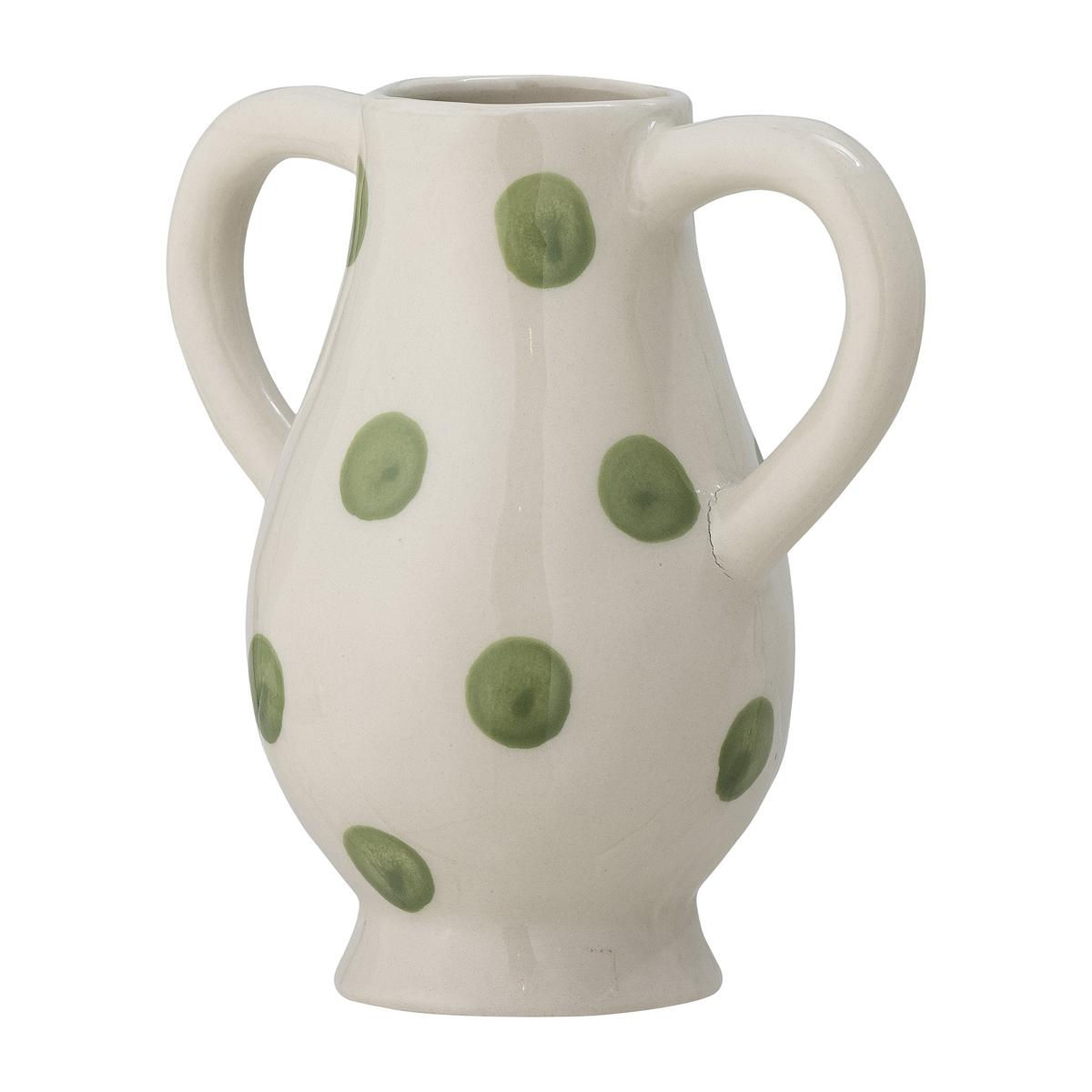 Bloomingville Asrin vase 15 cm White-green – image 2