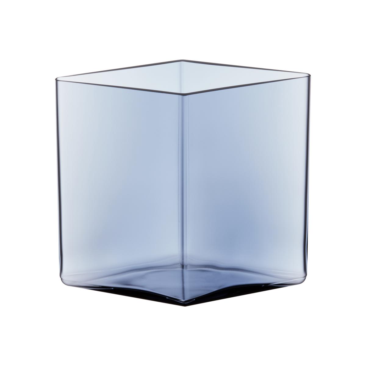 Ruutu vase 20.5x18 cm rain – image 1