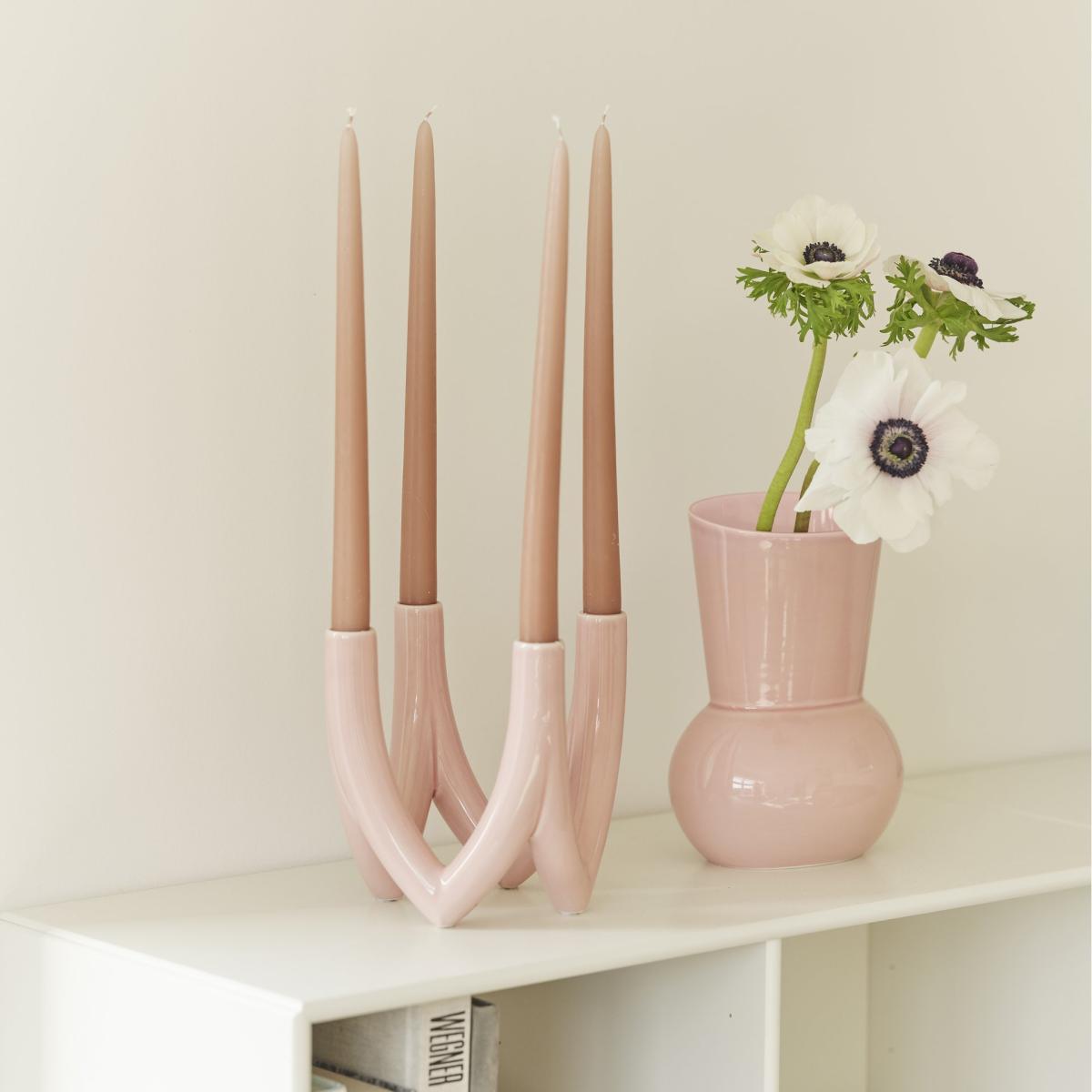 Oval vase no. 66 Rose pink – image 7