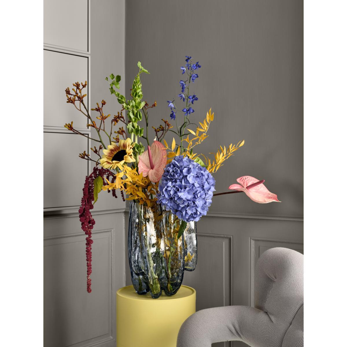 Kosta Boda Crackle vase 370 mm Circular glass – image 5