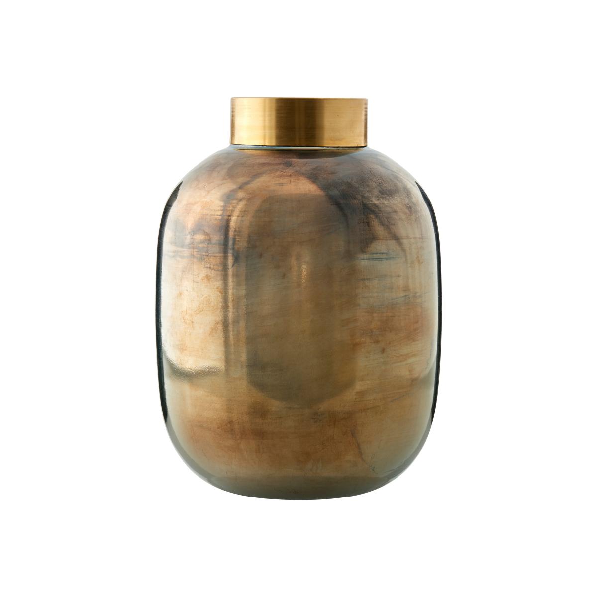 Alma vase 33 cm Major brown