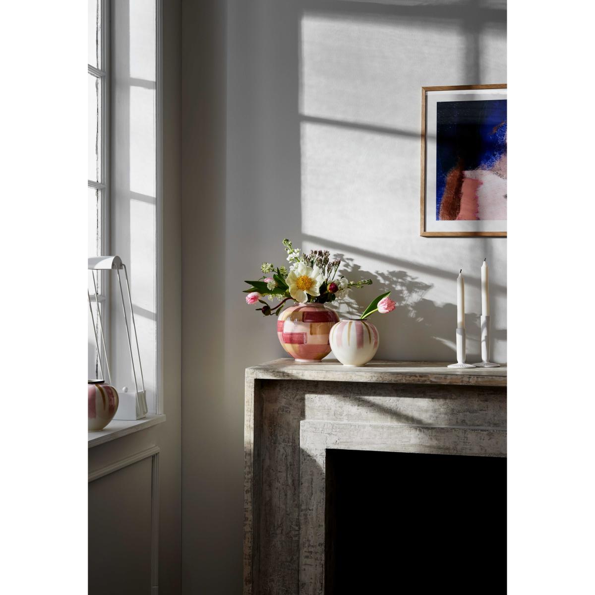 Kähler Canvase vase 20 cm Pink-brown – image 6