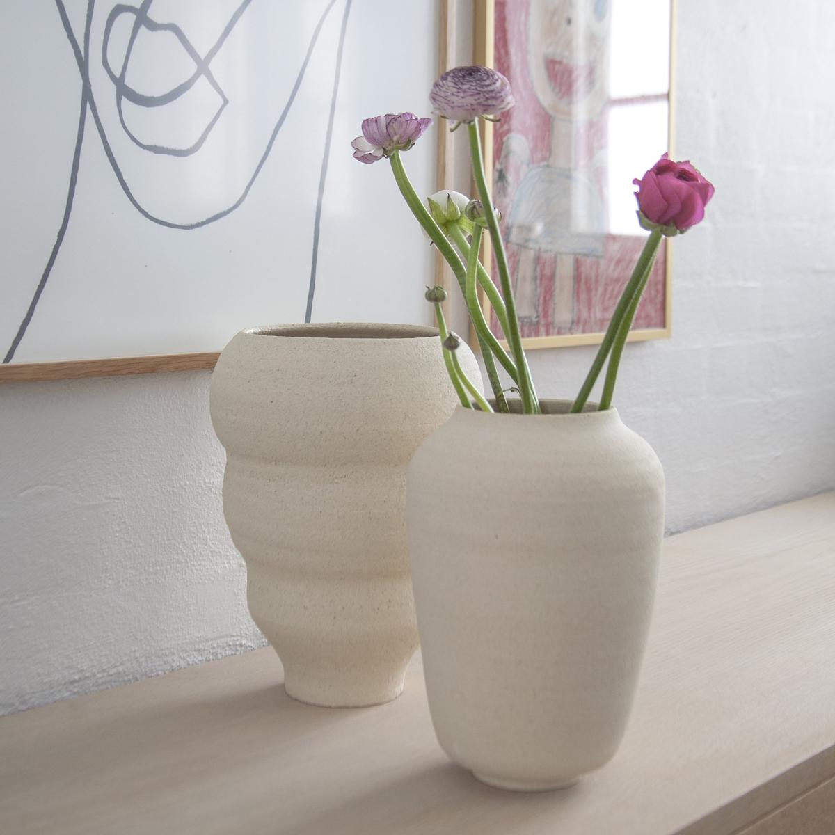 Hand turned vase no. 59 Classic Vanilla – image 5