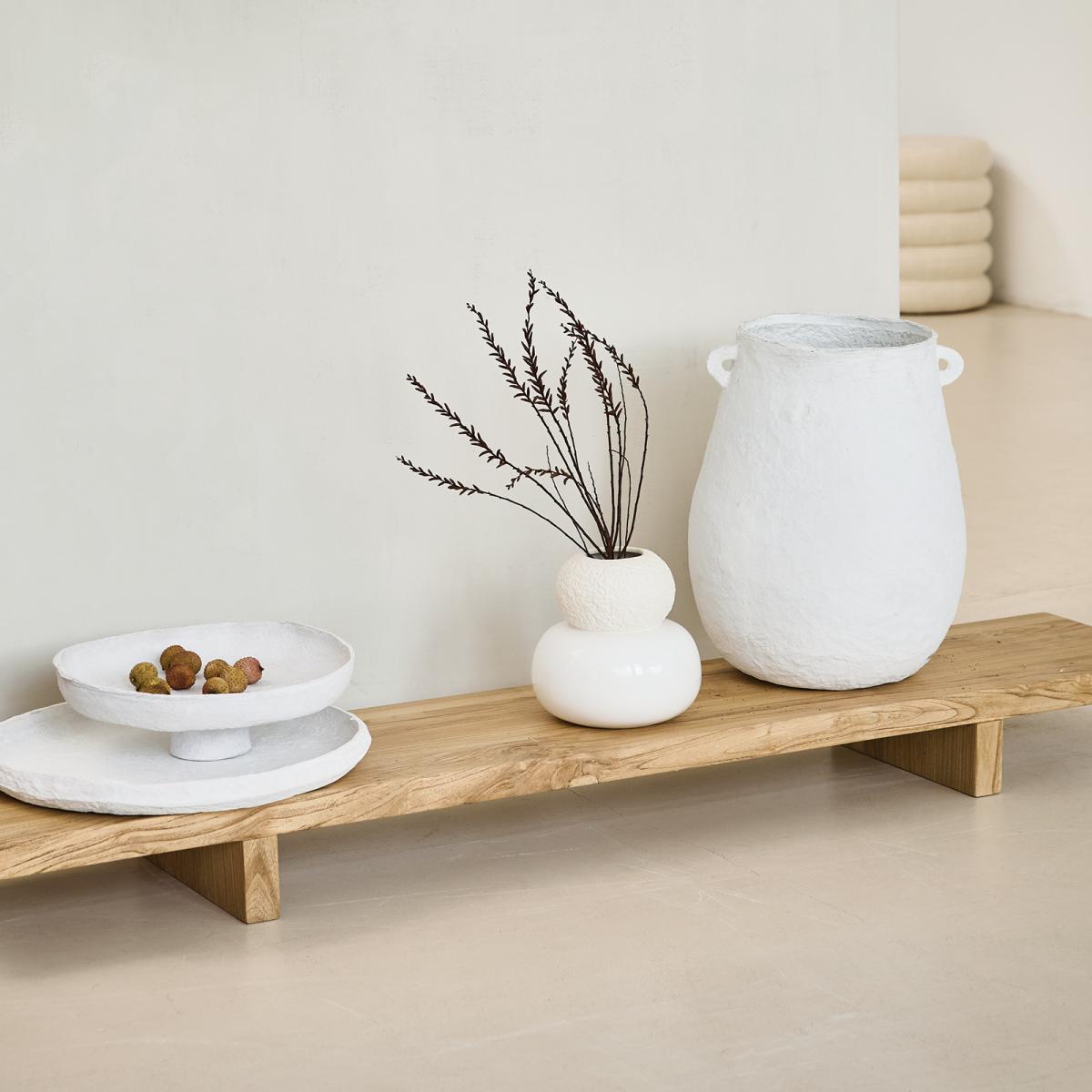URBAN NATURE CULTURE Albani vase 19.5 cm White – image 2