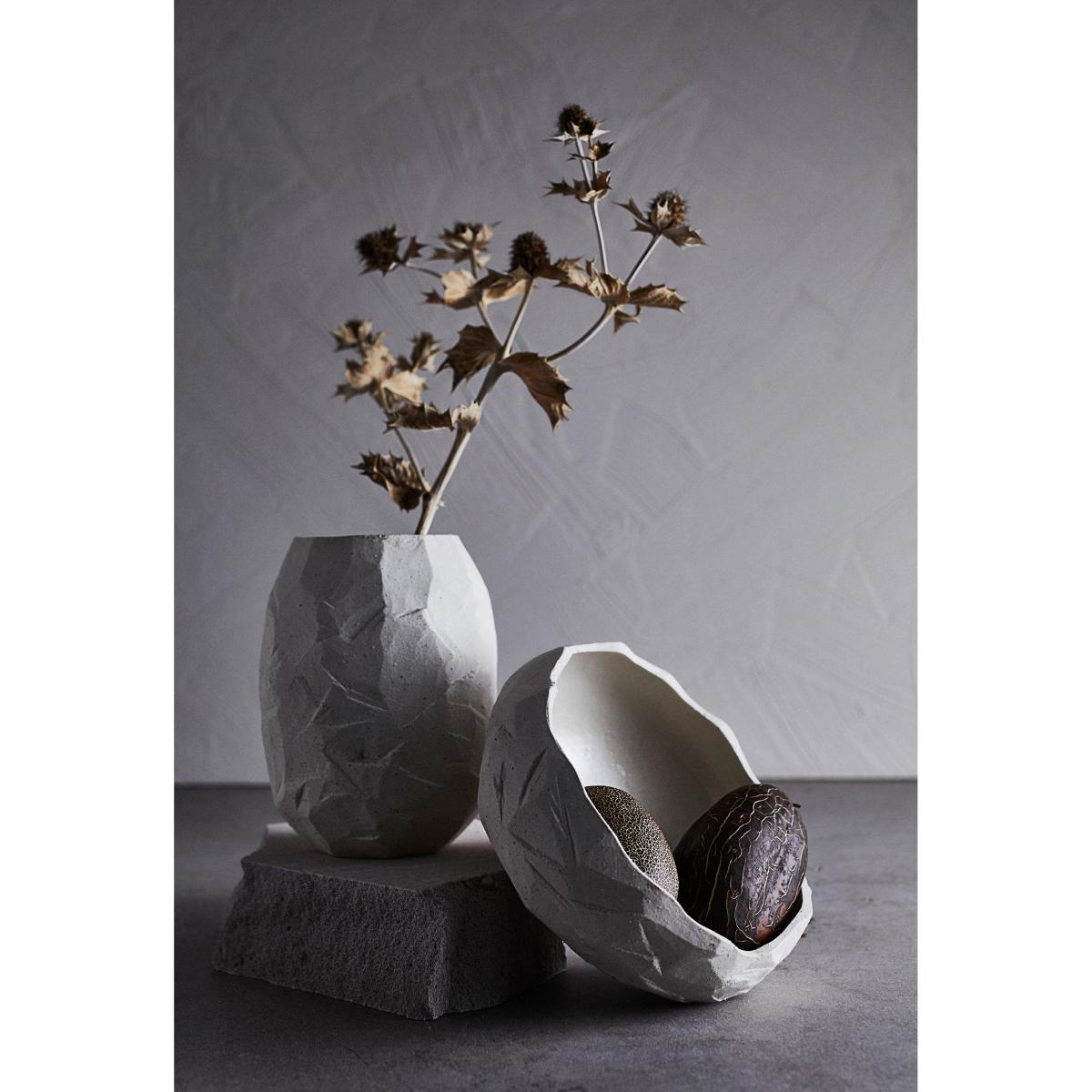 Kuri vase 21 cm Sand – image 4