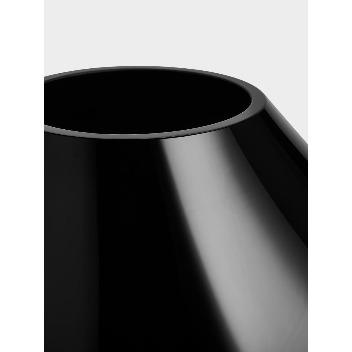 Orrefors Ebon vase 190 mm Black – image 2