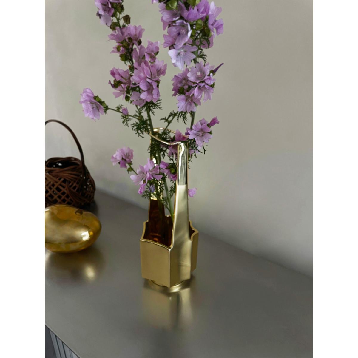 Hein Studio Ikebana vase 30 cm Brass – image 7