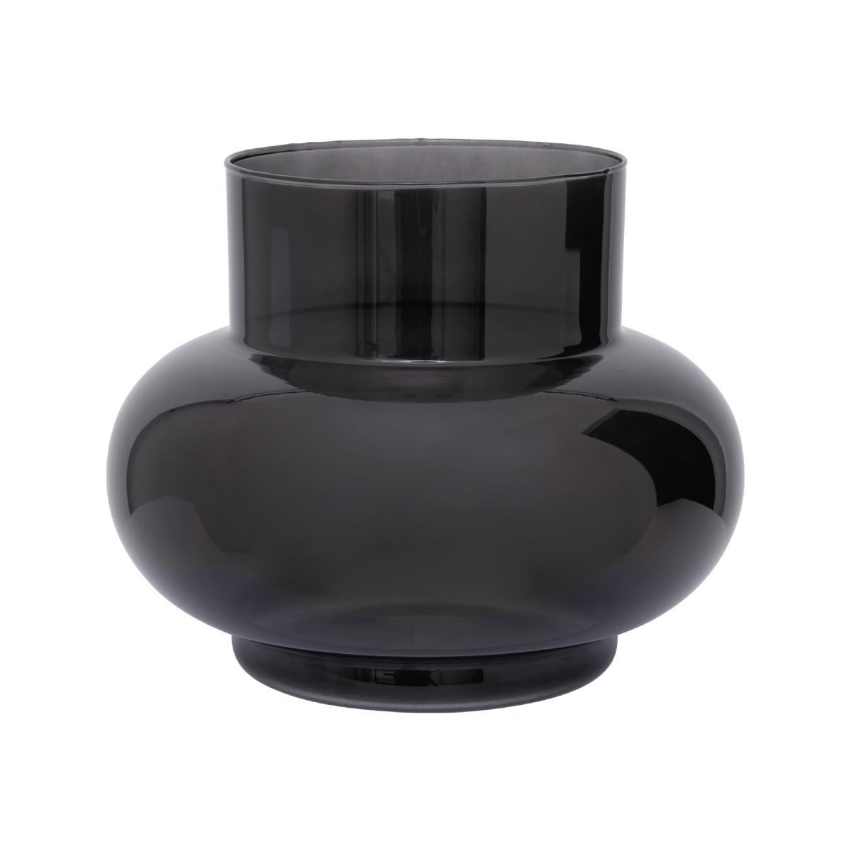 Tummy B vase 17.5 cm Black – image 1