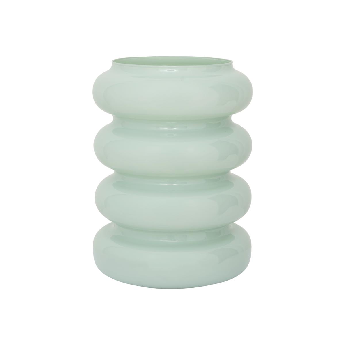 Bulb vase 25 cm Mineral green