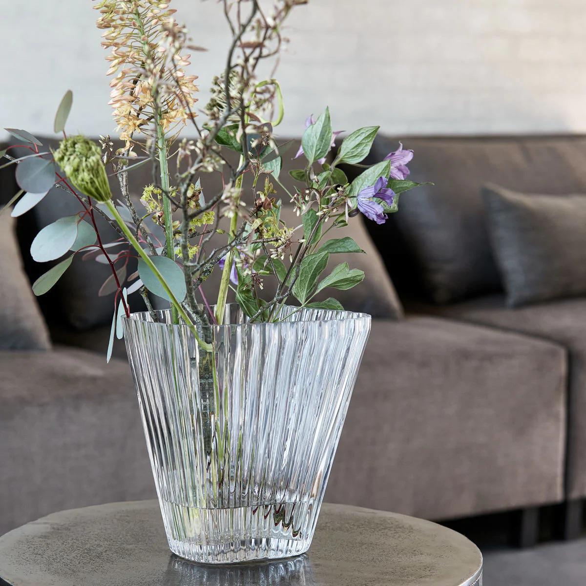 House Doctor Orri vase 22 cm Clear – image 3