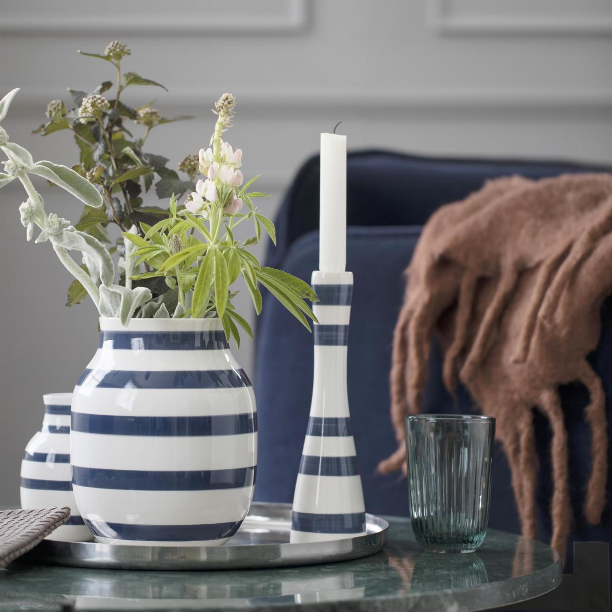 Omaggio vase medium steel blue – image 4