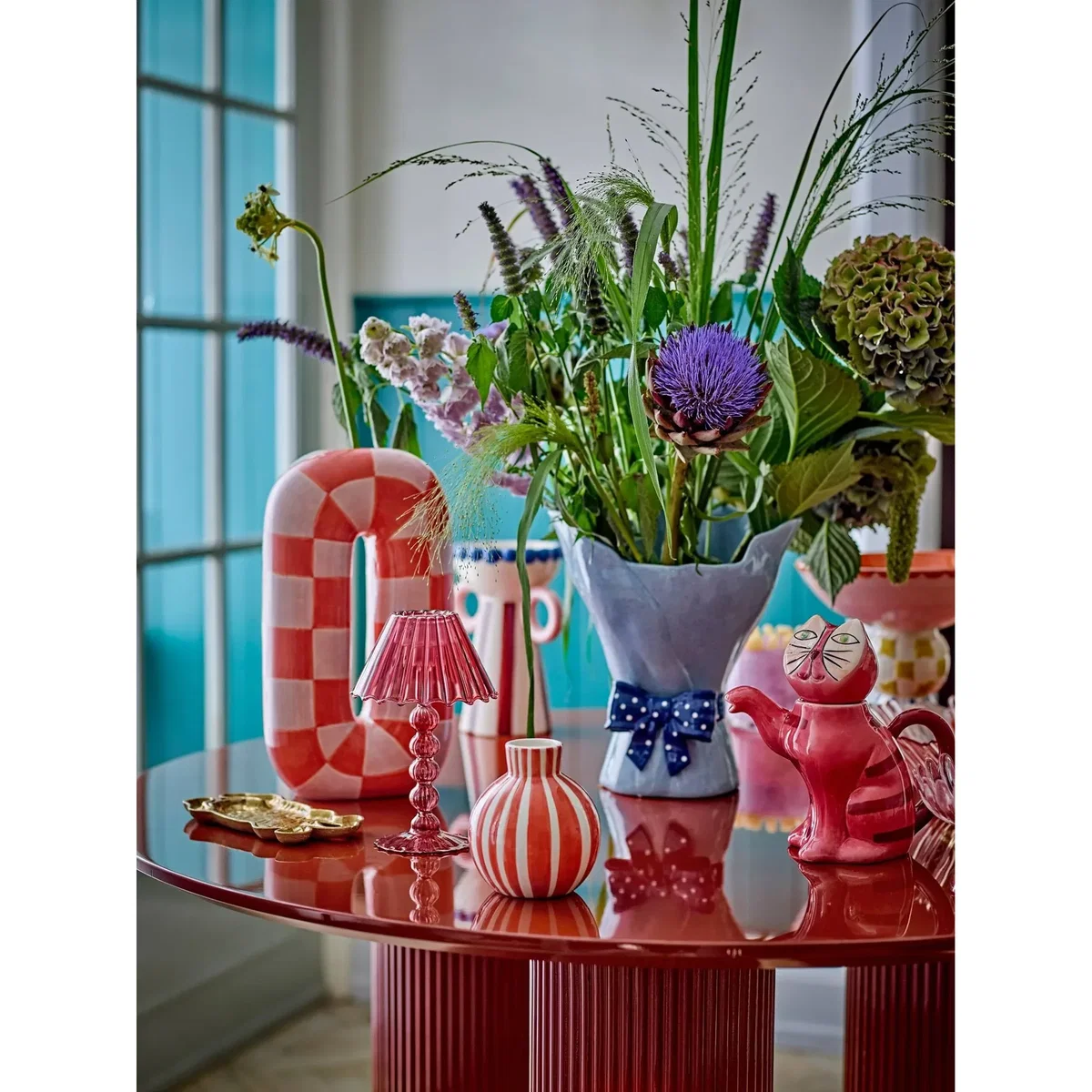 Bloomingville Fian vase 11 cm Orange – image 3
