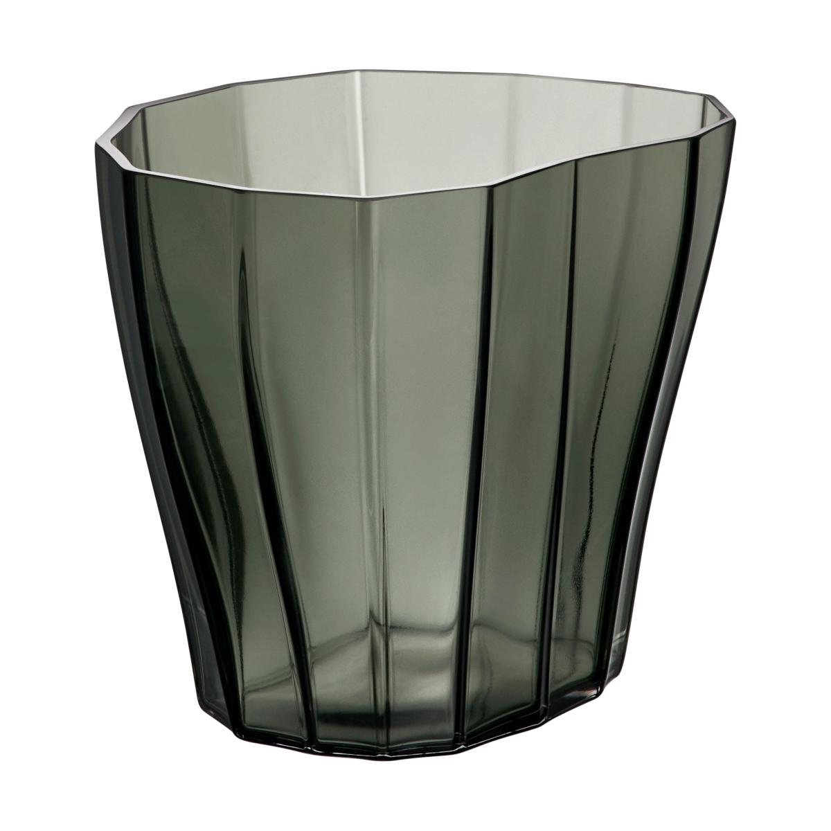 Orrefors Reed vase 17.5 cm Moss green – image 3