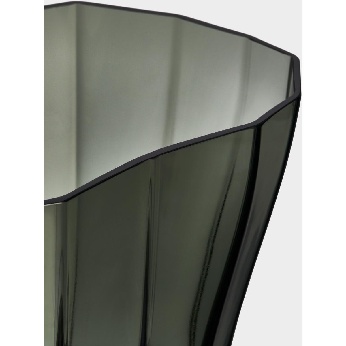 Orrefors Reed vase 17.5 cm Moss green – image 4