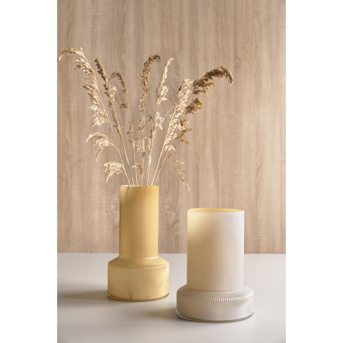 Villa Collection Hvils glass vase Ø19 Honey – image 4