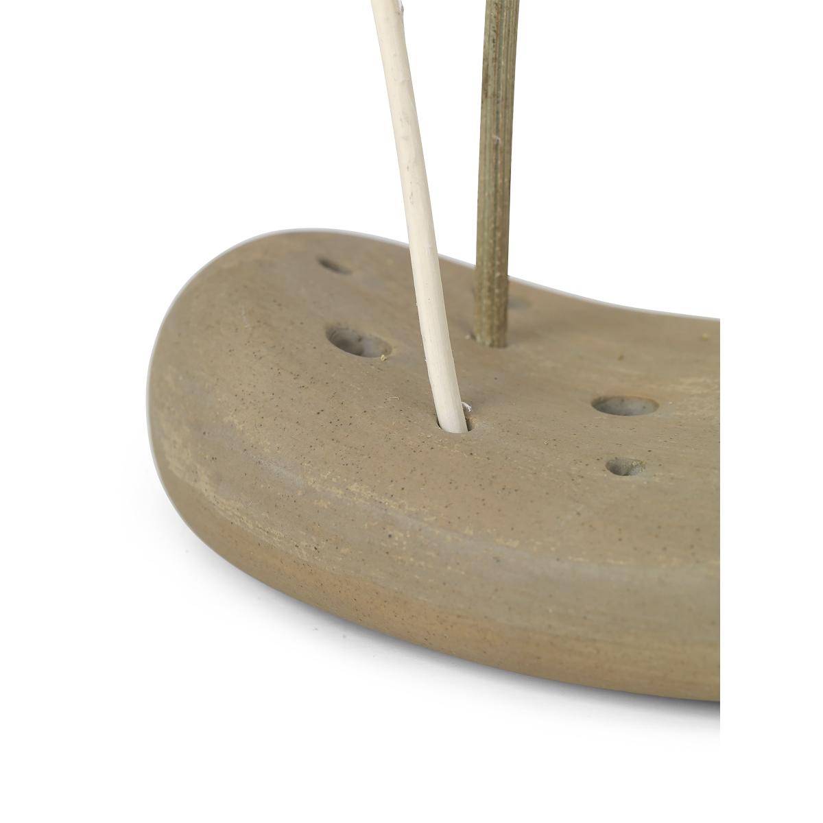 Ferm Living Vanitas Flower Stone vase Sand – image 3