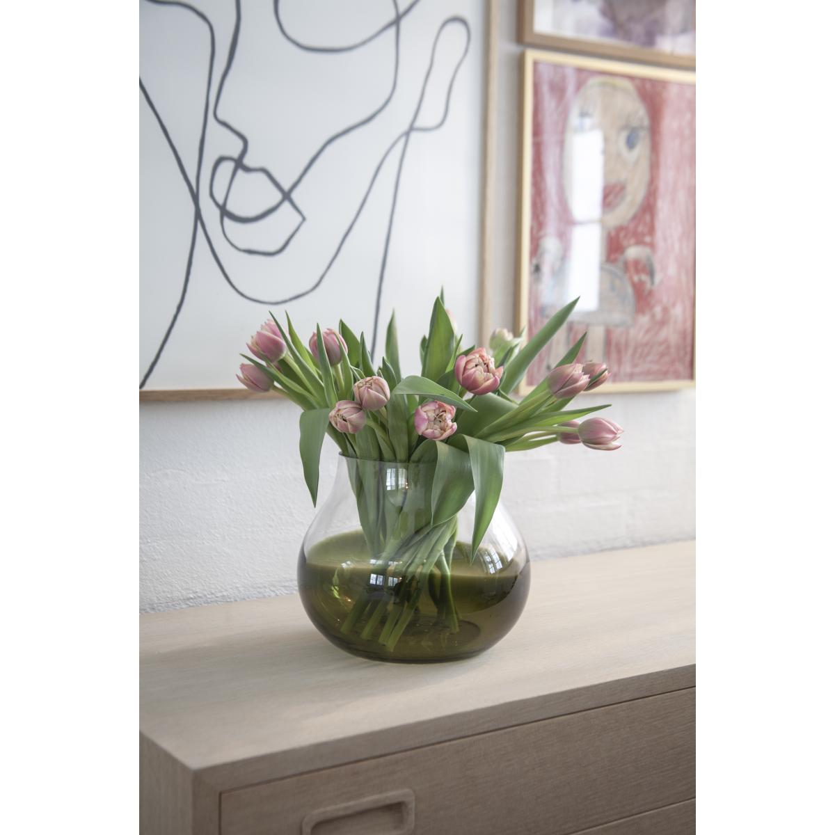 Flower vase no. 23 Moss green – image 3