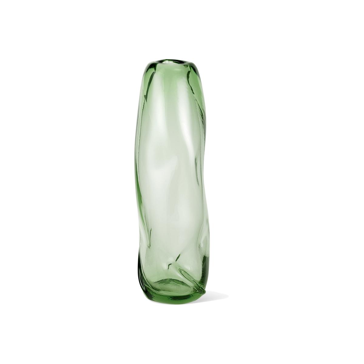 Water Swirl vase Recycled glass – image 1