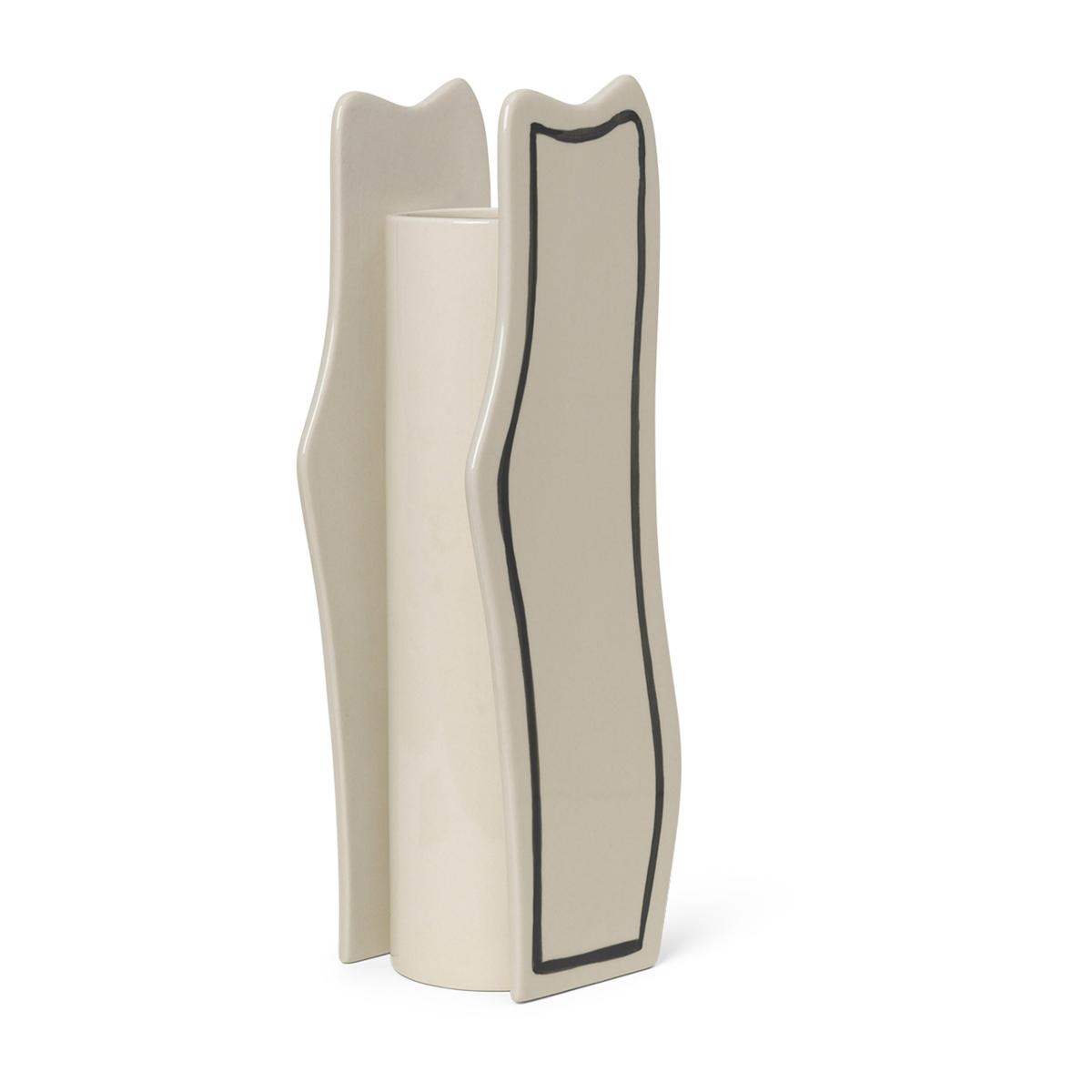 ferm LIVING Paste vase slim 35 cm Off-white – image 2