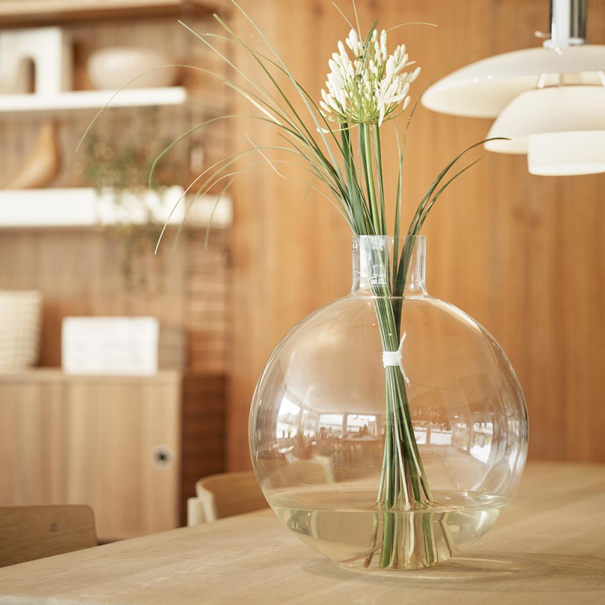 Skrufs Glasbruk Pallo vase Clear 39 cm – image 2
