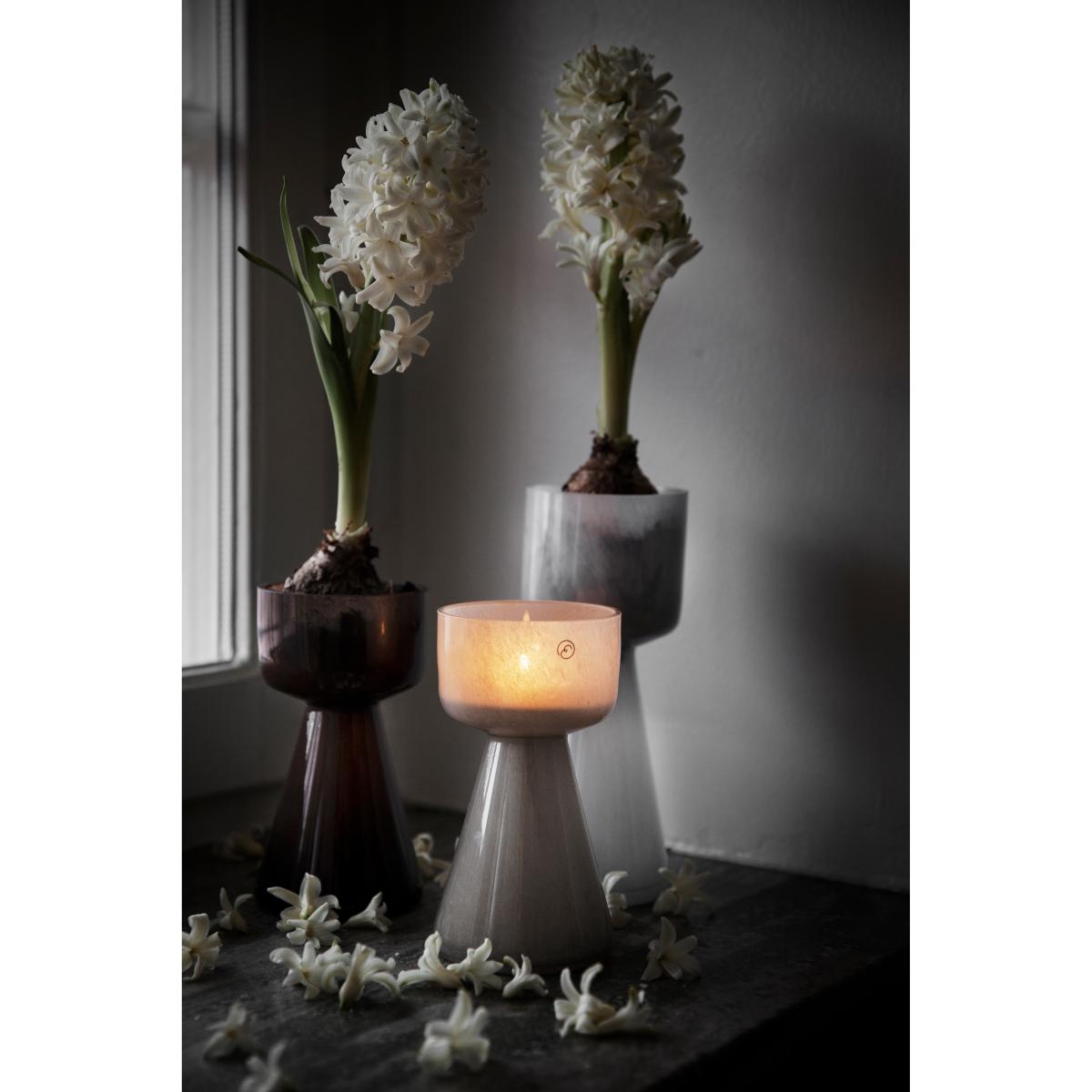 ERNST Ernst onion vase glass 15 cm Brown – image 2